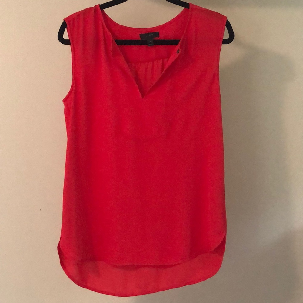 Red Jcrew tank